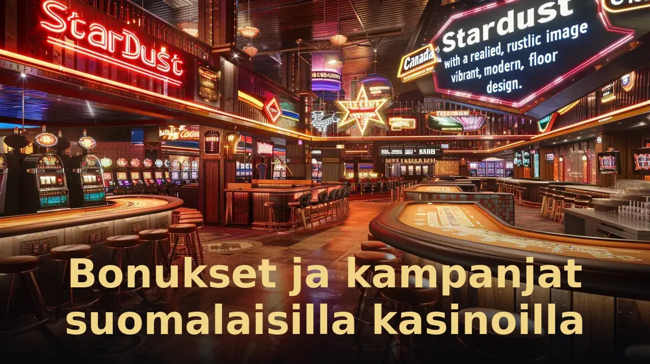 Bonukset ja kampanjat suomalaisilla kasinoilla